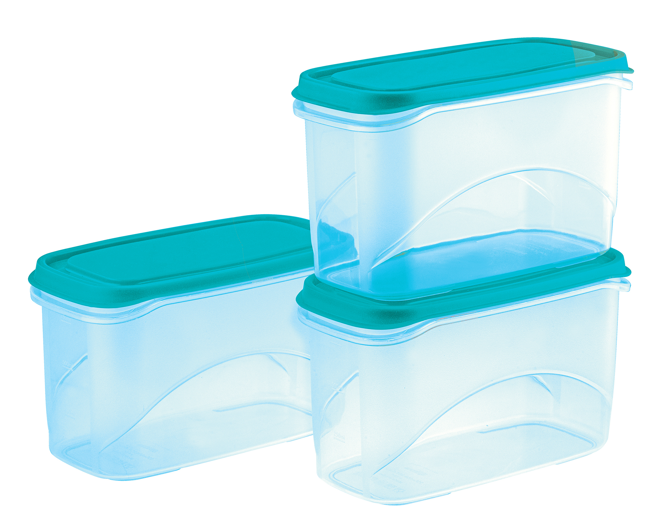 Frostee Container 950 Ml (2850 Ml) (Assorted) (3 Pc Set) (30 Set Pk)